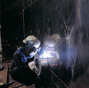 Welding of stainless steel